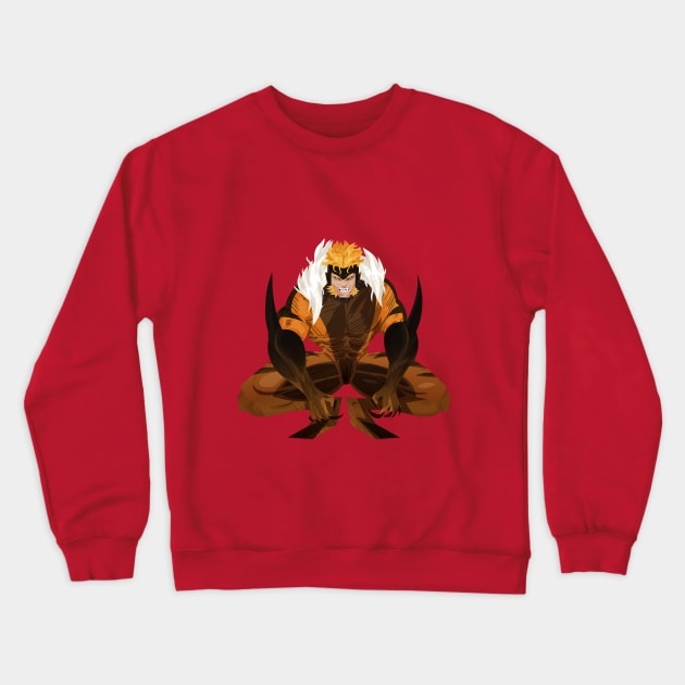 The Butcher Crewneck Sweatshirt by Firebluegraphics